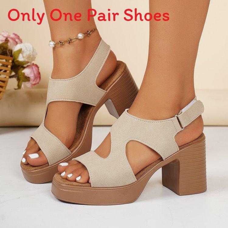 Roman Sandals For Women Summer High Heel With Adjustable Tape For Stylish Comfort