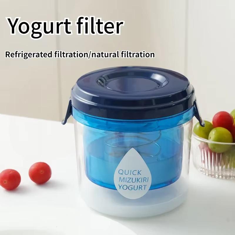 Upgrade Yogurt Filter Kitchen Portable Separator Soybean Milk Cheese Whey Separation Artifact Yogurt Drain Filter Screen