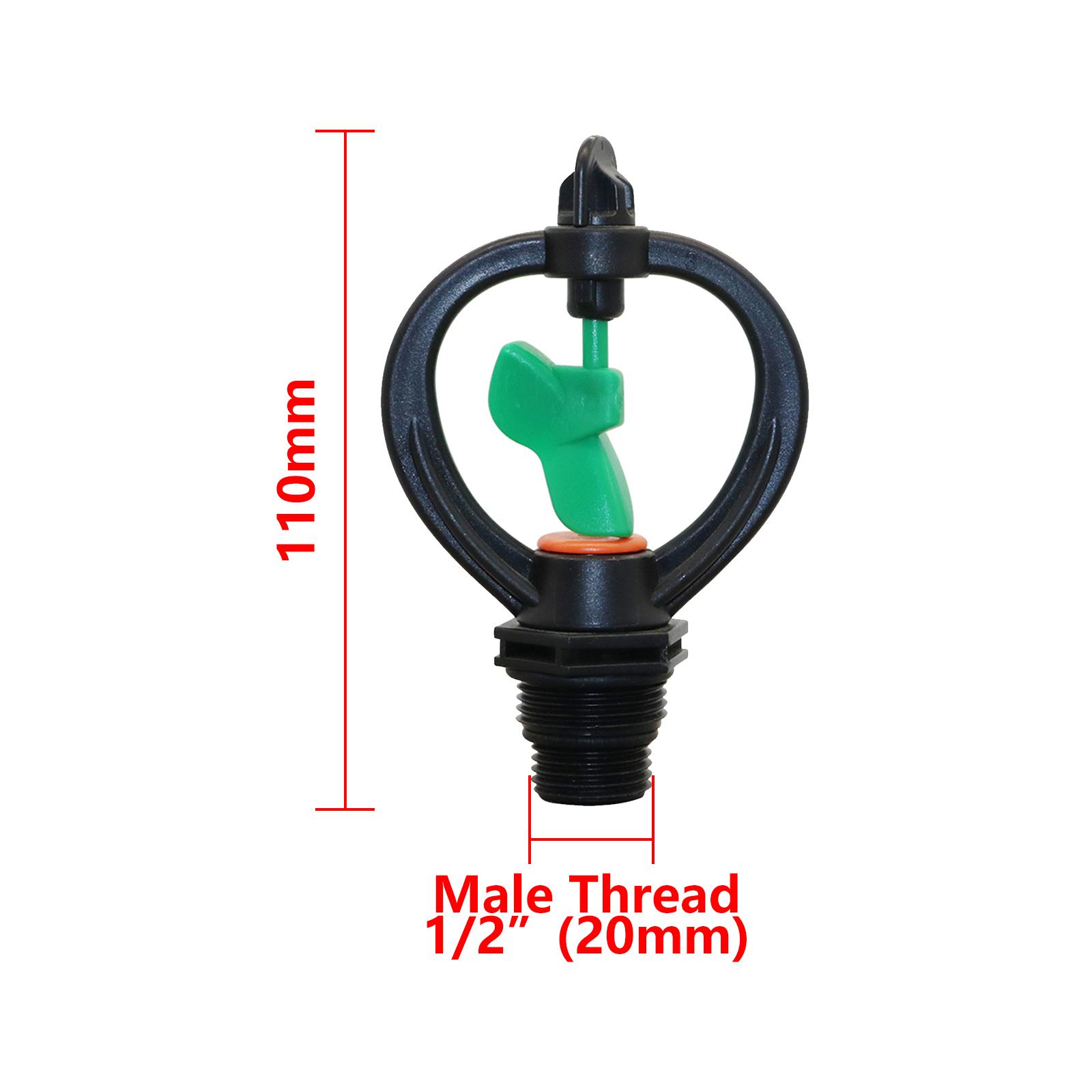 

Butterfly Rotary Nozzle 360° Rainy Sprinkler Garden Agriculture Irrigation Lawn Flower Bed Vegetable Watering Micro Sprinkler