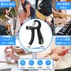 Enhanced Grip Adjustable Hand Gripper for Grip Strength and Forearm Muscle Stress Rehabilitation Comfortable Ergonomic Grip Strength Enhancer Trainer,