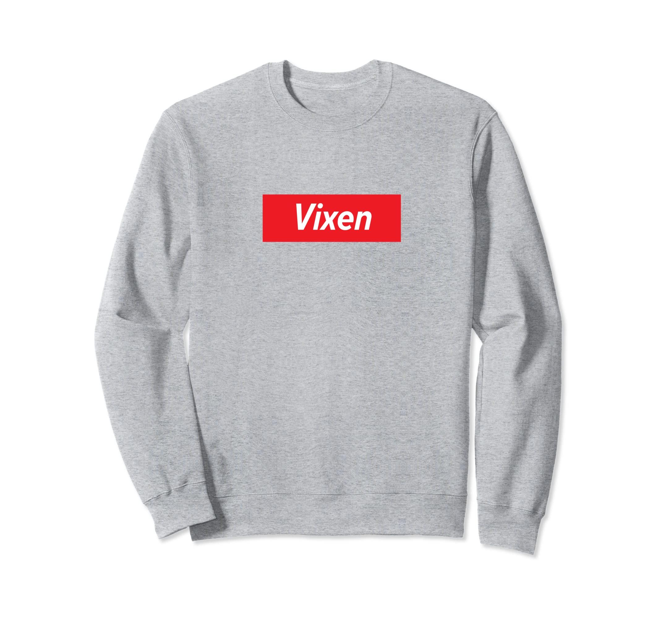 

Vixen Santa s Reindeer Red Word Box Logo Sweatshirt