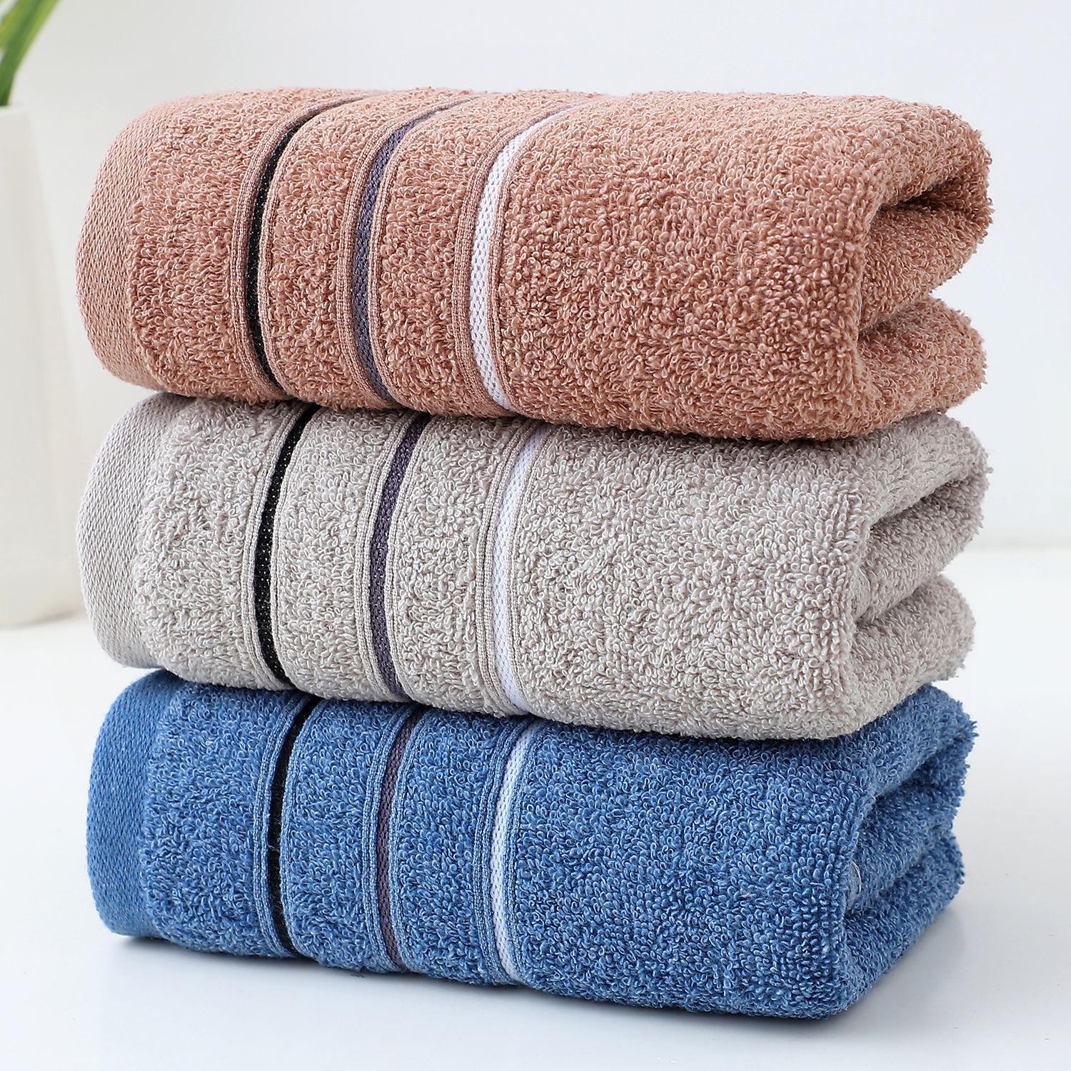 

Рушник для обличчя з жакардовим логотипом з чистої бавовни - Вбираючий, Потовщений Подарунковий Рушник 75x34 cm