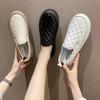 One-pedal Little White Shoes Women's 2025 Summer New Popular Flat-bottomed Lazy Loafers Casual Versatile Sports Shoes