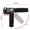 GZYF Motorcycle Highway Footpegs Foldable Footrest Pedals Silver Universal Motorcycle