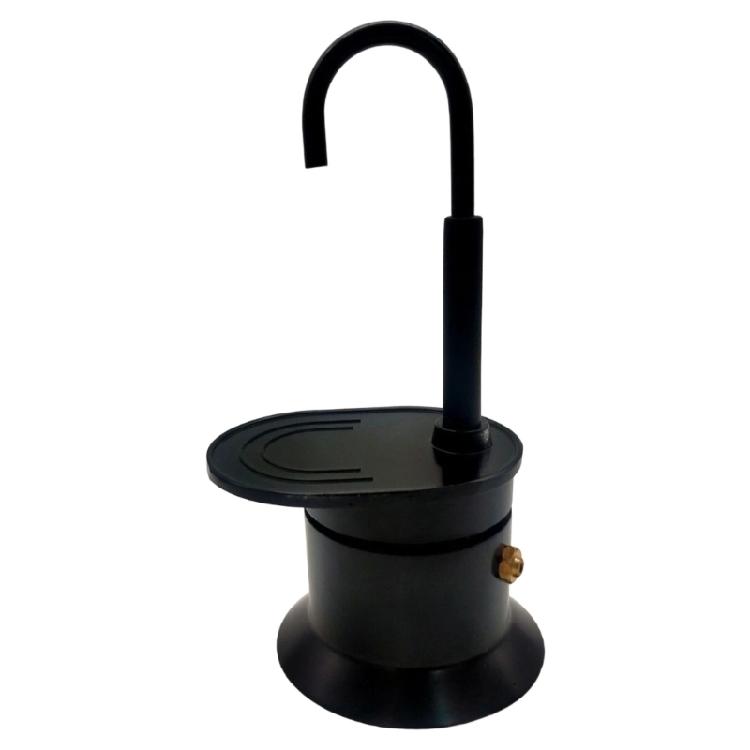 

Portable Aluminum Coffee Pots 50Ml Stovetop Coffee Maker Perfect For Single Coffee Lover And Convenient Space чорний