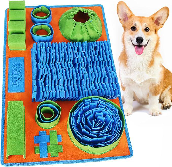 Pet Sniffing Mat: Indoor Dog & Cat Foraging Toy, Decompression Puzzle & Slow Feeder