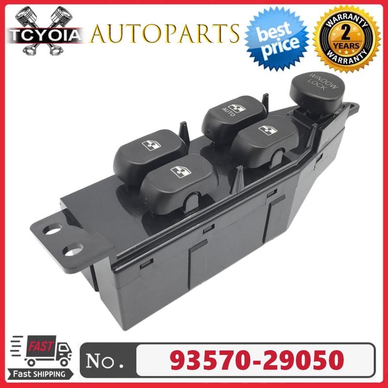 Power Window Switch 93570-29050 for 1996-2000 Hyundai Elantra Engine Car Master Control Button 9357029050