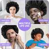 Satin Bonnet Silk Hair Bonnet For Sleeping, Sleep Bonnets For Women Large Wide Soft Band Sleep Cap For Curly Hair Braids
