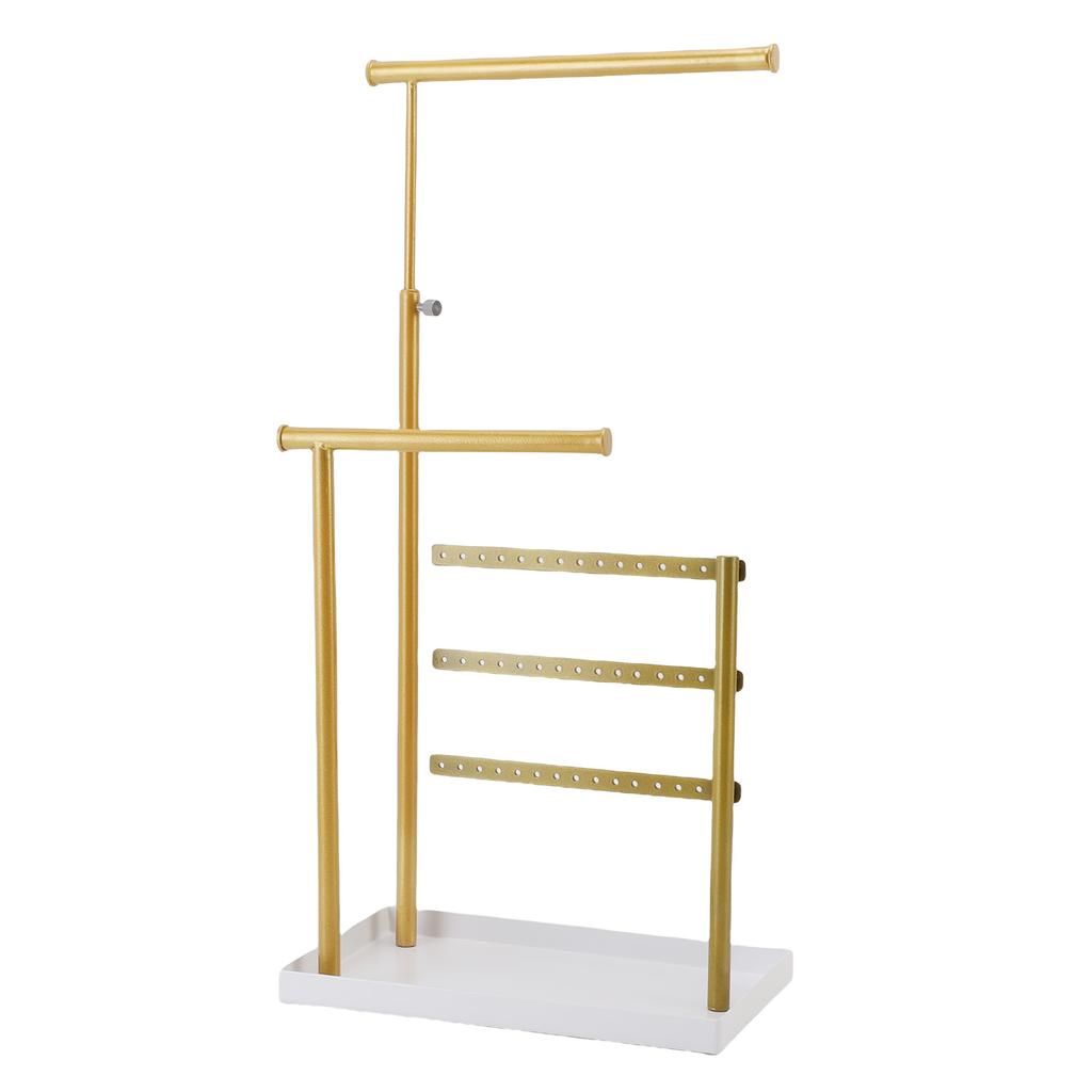 Jewelry Display Stand Nordic Style Iron Art Multifunctional Jewelry Storage Tray for Necklaces Bracelets Earrings
