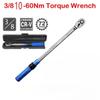 3/8 Torque Wrench 10-60Nm Bike Professional Torque Spanner Automotive Key Mechanical Workshop Tools Square Adapter Drive Key Set