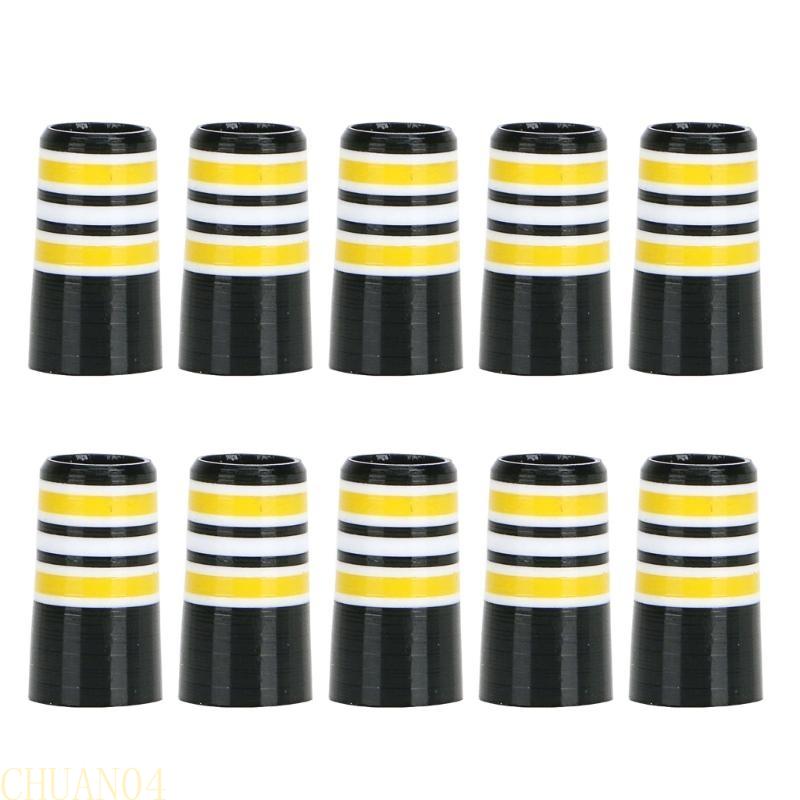 A1A2 10Pcs Striped Golfs Iron Ferrules Golfs Ferrules MultiRings Golfs Club Sleeves