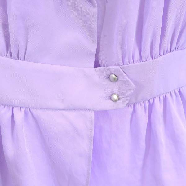 Ungetragenes MiCi Langarm Taillenmarkierung Offener Kragen Hemd frei Offener Kragen Damen Gebraucht