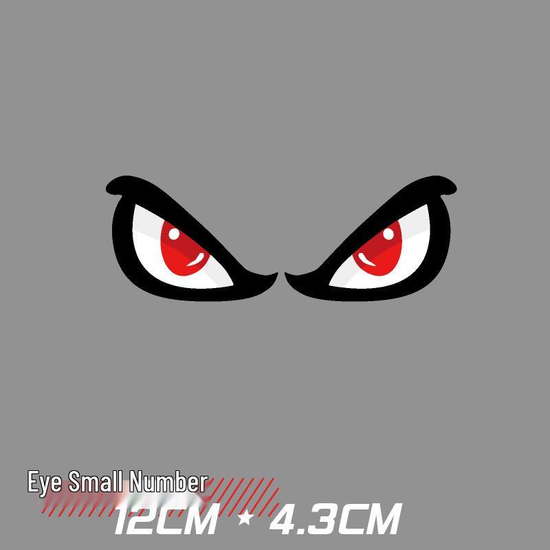 

Creative Eye Car Sticker: Personality Decor for Scratch Cover on Car Body, Tail, or Window. Also for Electric Motorcycle. Standard