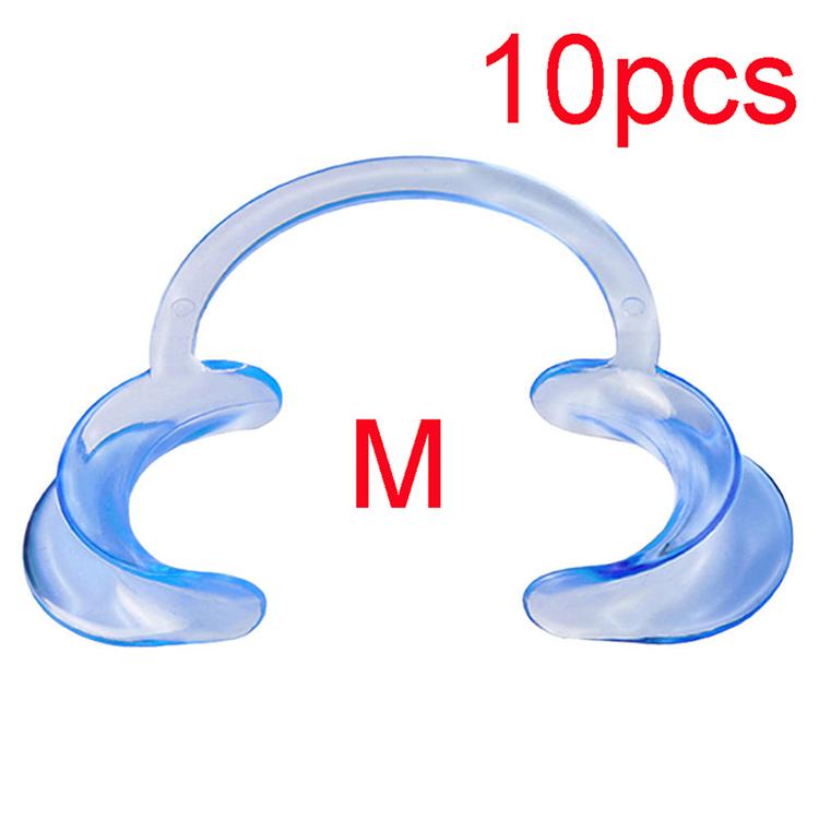 10 Pcs C Shape Mouth Opener Dental Tools Cheek Retractor Lip Oral Clean Opener Dentist Materials