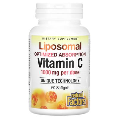 Liposomales Vitamin C, 60 Weichkapseln (500mg pro Weichkapsel)
