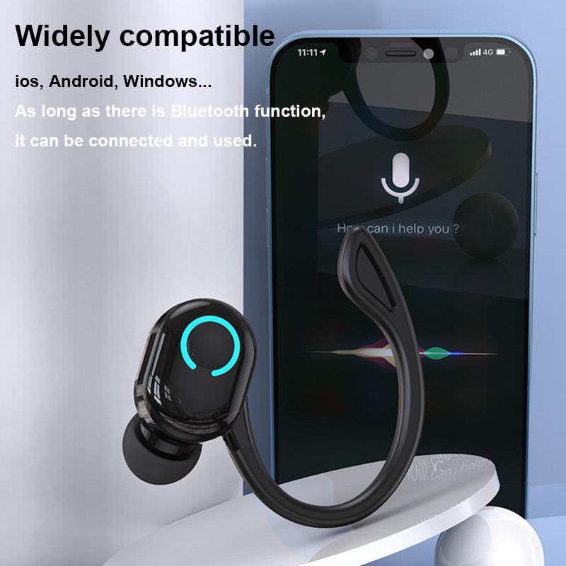 3pcs Bluetooth Earphone Wireless Headphone With Mic Ear-hook In-ear Earphones HD-Call HiFi Sport Outdoor Headset For
