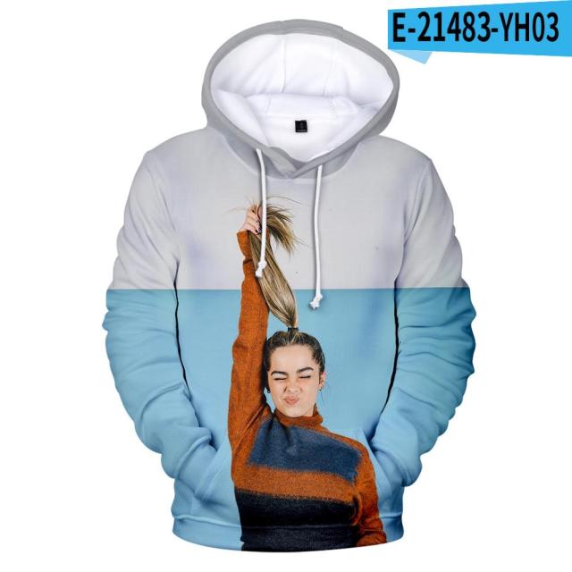 Clothing Addison Rae Blue Hoodie Buy The New Addison -Rae Sexy