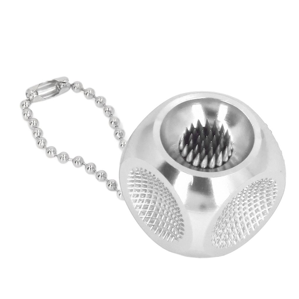 Billiards Pool Cue Tip Repair Tool Billiard Cue Accessories Trimmer Burnisher Shaper Tapper with Metal Hanging Rope