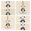 Soft Cuddly Cartoon Panda Plush Keychain Bag Charm Adorable Animal Figure