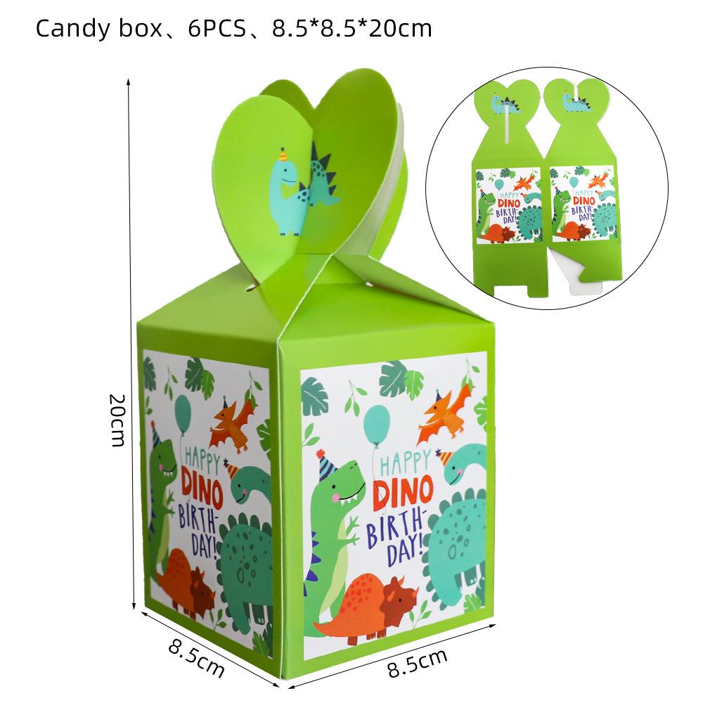 Dinosaur Cartoon Party Birthday Supplies Tableware Plates Cups Banner Tablecloth