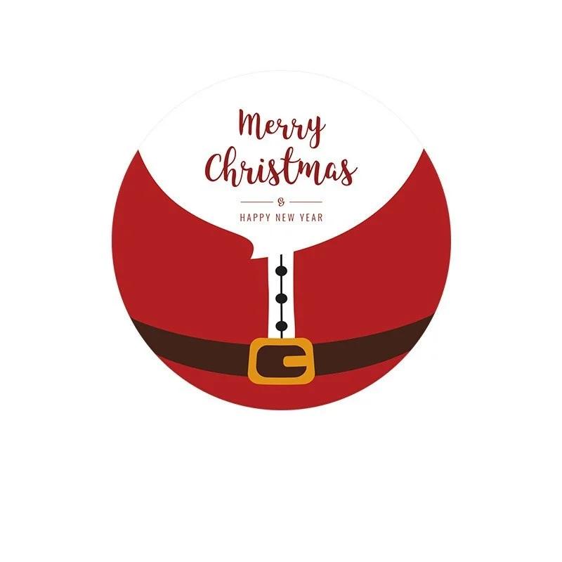 Christmas Diatomite Coasters High Value Creative Cartoon Snowman Heat Insulation Water Absorption Anti-scald Mats Home Coaster