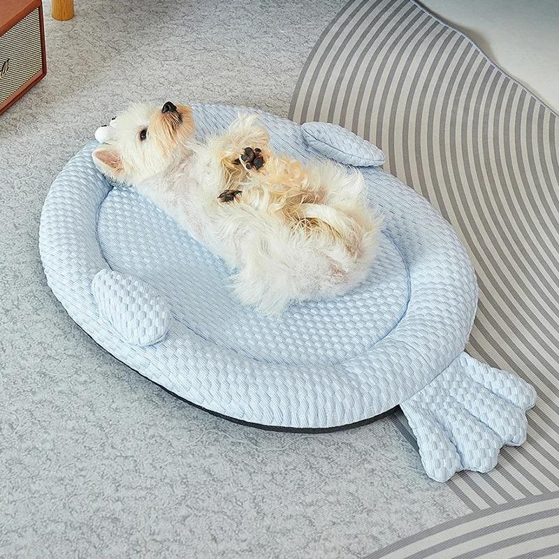 Dog Cooling Beds Puppy Supplies Accessories Summer Bed Medium Mat Pet Baskets Products Blanket Dogs Pets Cats Beds
