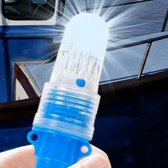 1/2/3Pcs Boat Flares LED Warning Lights Super Bright Multiple Lighting Modes Mini Size Waterproof Boat Safety Kit Emergency Signal Lamps