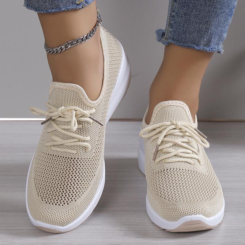 Breathable Mesh Wedge Sneakers for Women Comfortable Soft Sole Non Slip Walking Shoes Woman 2025 Fashion Slip On Casual Sneakers