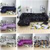 1234 Seat Printed Stretch Sofa Cover Corner Slipcover For Living Room