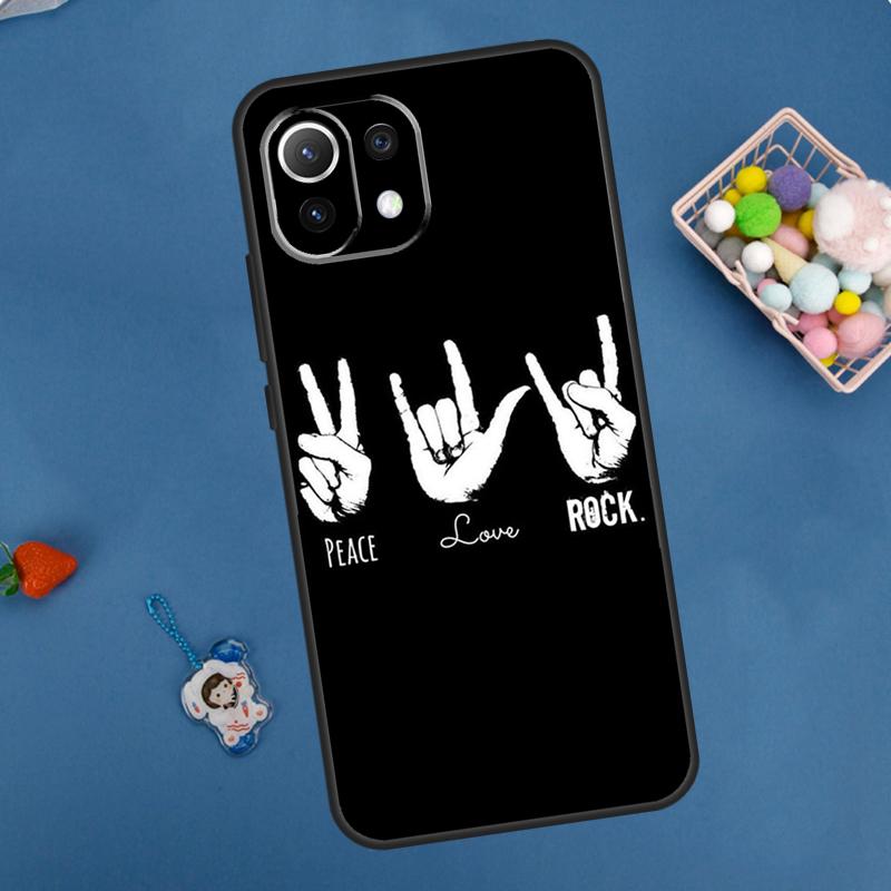 Rock Roll Skull Case For Xiaomi 15 Ultra 13 14 11T 12T 13T 14T Pro POCO X7 Pro F5 F6 M6 X3 X5 X6 Pro Coque