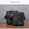 Men's Vertical Style Lightweight Nylon Canvas Crossbody Bag