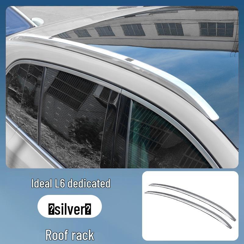 Ideal L6 Aluminum Alloy Black Roof Rack Crossbars for Car Exterior Modification