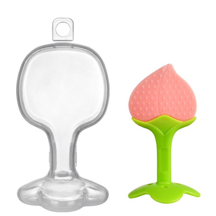 Teething Baby Toy Silicone Teether for Teeth Babies Accessories Newborn Fruit Sucking Chew Toys For Newborn Baby BPA-Fre Gift