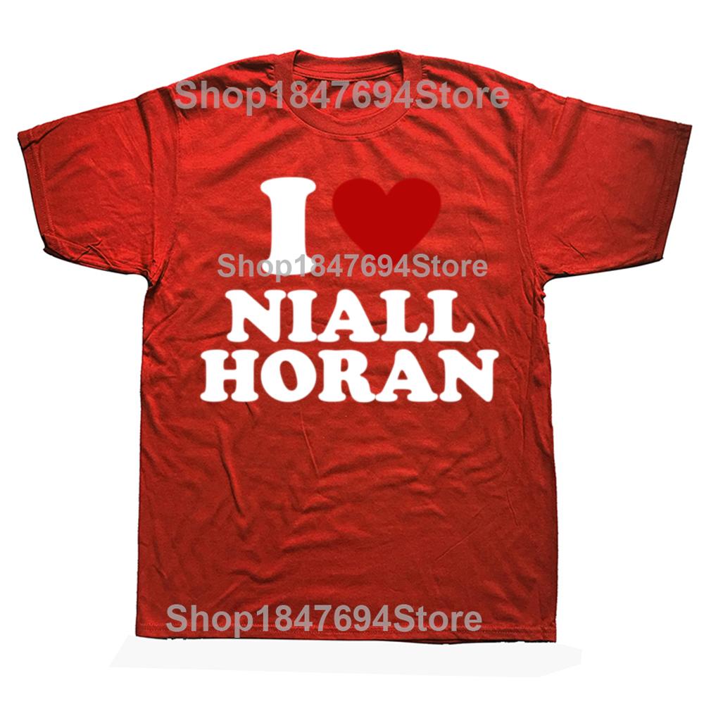 

I Love Niall Horan Print Graphic T Shirts Men Women Casual 100 Cotton Short Sleeve Tshirt Summer Fashion Oversized Tshirt Tops S