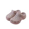 2025 Cloud-Style Platform Clogs: Comfortable, Thick-Soled, Closed-Toe, Soft, Non-Slip Beach Sandals.