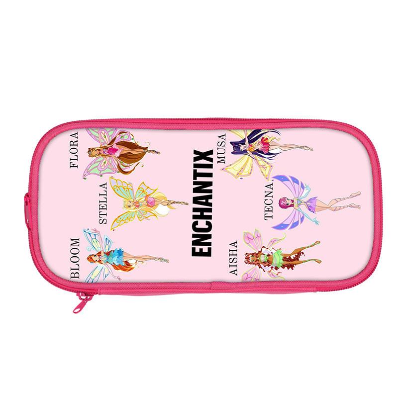Winx Club Pencil Case Double Layer Storage Organizer For Students And Kids