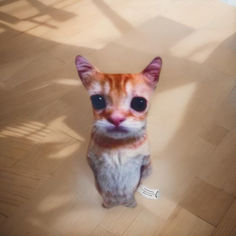 20cm Cute El Gato Cat Plush Toys Wowwow Cat Dolls Plushies Simulation Stuffed Animals Birthday Holiday Gift Kids Collectible Toy