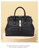 2025 Luxury Women's Genuine Leather Handbag, High-Capacity Stone Pattern Design