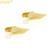 Electroplated Gold Wing Copper Metal Cufflinks Men's French Shirt