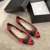 2024 Summer New Soft Bottom Shallow Mouth Pointed Breathable Flat Bottom Solid Color Hollow Out Korean Single Shoes for Women