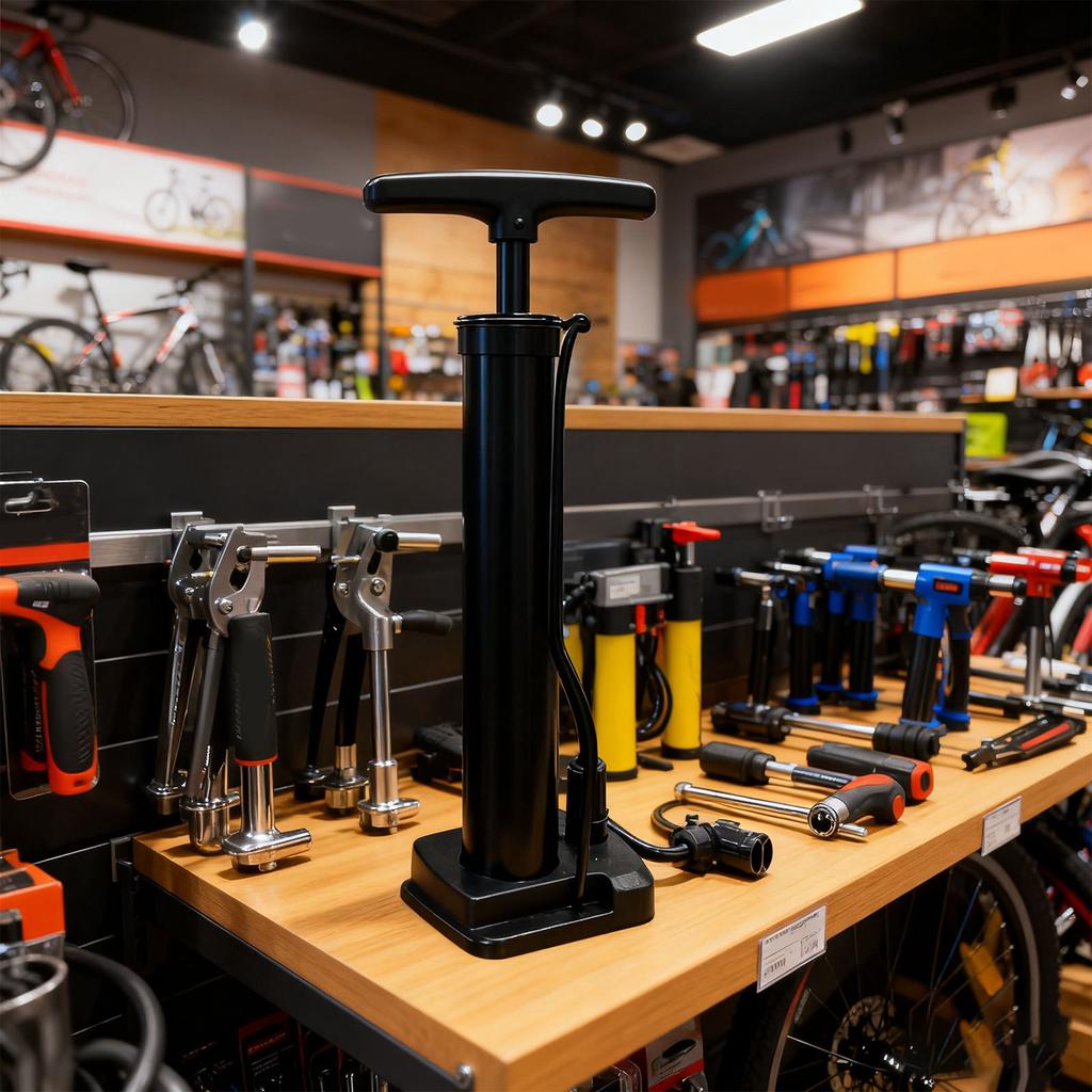 Foot Pump Mini Portable Floor Inflator Inflating Tool for Bike Tire Ball Pool Toy