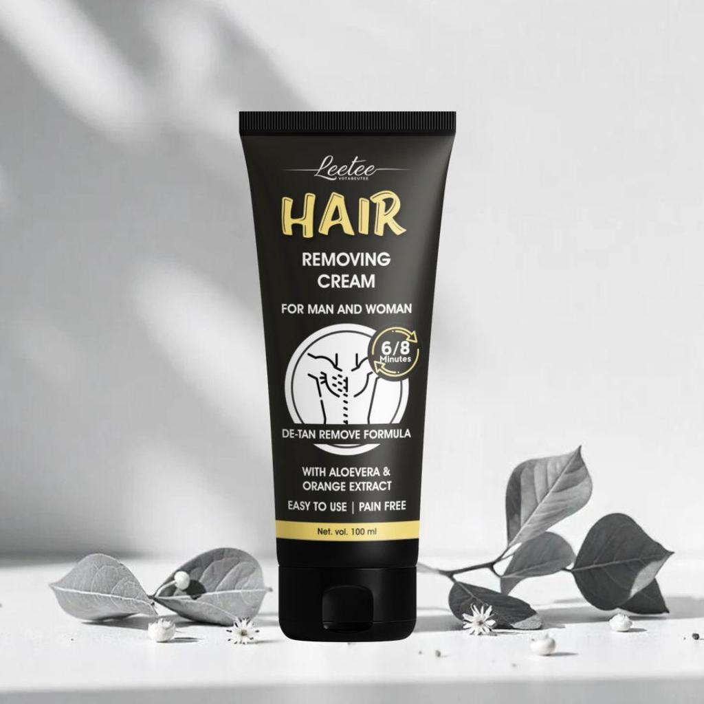 Hair Removal Cream For Men And Women | Painless Body Hair Removal Cream For Back, Chest, Legs, Arms, Under Arms & Intimate Areas | 100 Ml