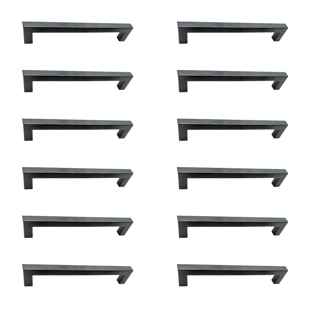 Modern Square Matte Cabinets Handles Sturdy Stainless Steel Hardware Multiple Layer Electroplated for Long Time Use