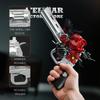 Non-Toxic 631Pcs Creative Mecha Rose Revolver Pistol Building Blocks Technical Red Flower Petal Gun Moc Bricks Assemble Toy Adult Kid Gift