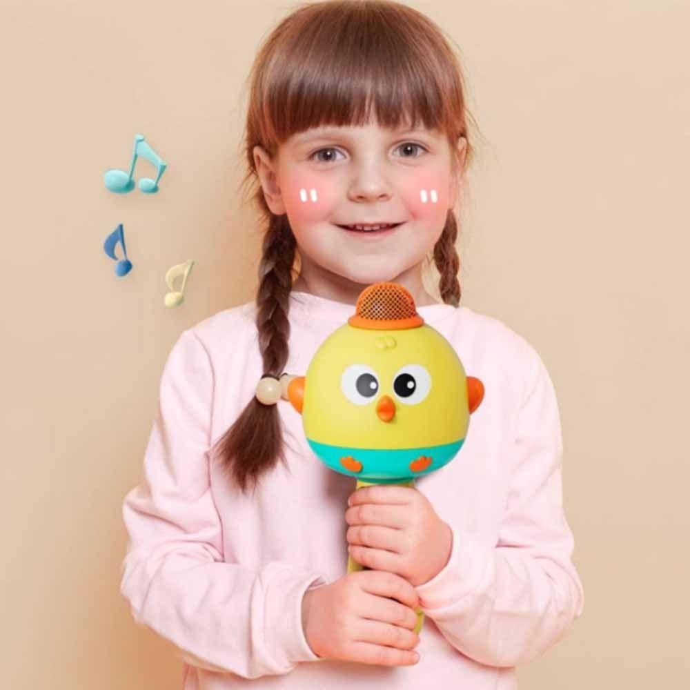 Music Children Wireless Microphone Cute Karaoke Musical Toys Children Karaoke Speaker  Family Party