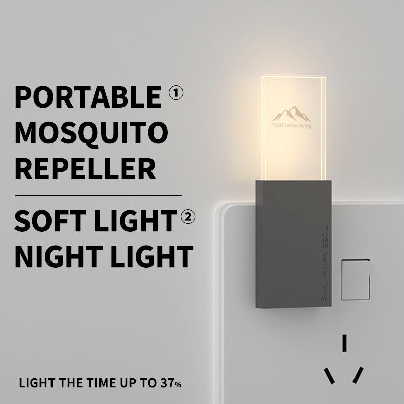

Ice Cube USB Ultrasonic Mosquito Repellent Lamp - Indoor Night Light 91*30*20mm белый