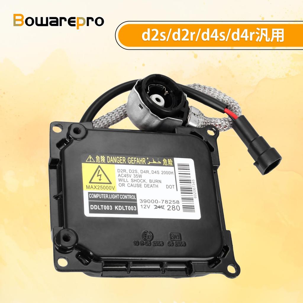 Bowarepro DDLT003 HID Ballast, 35W, 12V, for Toyota/Lexus, Replaces KDLT003 85967-52020, Genuine Replacement/Replacement