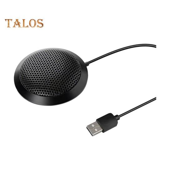 

Микрофон для конференций Plug-and-Play, всенаправленный конденсаторный микрофон с углом обзора 360 градусов, нескользящая основа, высокочувствительный настольный компьютерный микрофон USB Plug