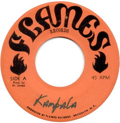 7inch Record REVOLUTIONARIES - Kampala NONE Flames Records US Reggae, Ska & Dub Used