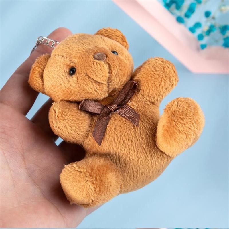 

Плюшевые игрушки в виде медведя с бабочкой, маленькая подвеска, мини-милые мягкие игрушки в виде медведей, подарки на свадьбу, кукла для детей 10 см